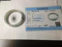 Load image into Gallery viewer, 51.7mm Certified type A 100% Natural sunny green/purple square Jadeite Jade bangle AZ56-7274