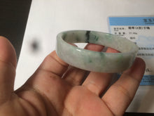 Load image into Gallery viewer, 51.7mm Certified type A 100% Natural sunny green/purple square Jadeite Jade bangle AZ56-7274