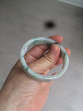 Load image into Gallery viewer, 51.7mm Certified type A 100% Natural sunny green/purple square Jadeite Jade bangle AZ56-7274