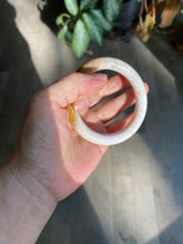 Load image into Gallery viewer, 55mm 100% natural beige yellow pink round cut Coral Jade (珊瑚玉) bangle SY37