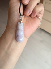 Load image into Gallery viewer, Type A 100% Natural white/green/purple Four Seasons Fortune Beans jadeite jade pendant group BK101