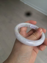 Load image into Gallery viewer, 57.5mm Certified Type A 100% Natural sunny green white purple jadeite Jade bangle BK79-0368