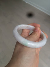 Load image into Gallery viewer, 57.5mm Certified Type A 100% Natural sunny green white purple jadeite Jade bangle BK79-0368