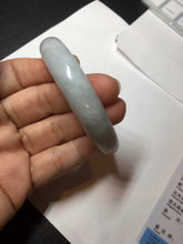 Load image into Gallery viewer, 54.5mm Certified 100% natural Type A light green white yellow jadeite jade bangle AX137-0804