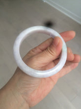 Load image into Gallery viewer, 57.5mm Certified Type A 100% Natural sunny green white purple jadeite Jade bangle BK79-0368