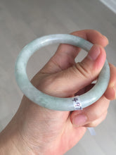 Load image into Gallery viewer, 54.8mm certified natural 100% natural Type A light green round cut jadeite jade bangle BP2-4990
