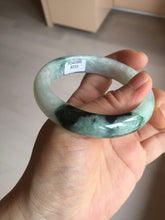 Load image into Gallery viewer, 53.9mm 100% natural Type A sunny green white purple jadeite jade bangle BN4-8233