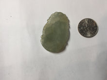 Load image into Gallery viewer, Type A 100% Natural Light Green gray (淡油冰)Jadeite Jade Horse Pendant PC233