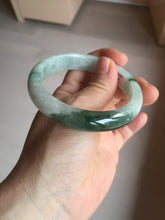 Load image into Gallery viewer, 57mm 100% natural Type A sunny green white purple jadeite jade bangle BN5-8234
