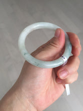 Load image into Gallery viewer, 54.8mm certified natural 100% natural Type A light green round cut jadeite jade bangle BP2-4990