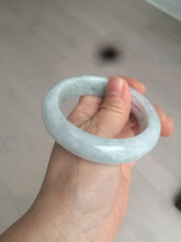 Load image into Gallery viewer, 54.9mm certified 100% natural Type A light green chubby jadeite jade bangle BK76-3784