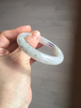 Load image into Gallery viewer, 53.5mm 100% natural certified icy watery light green/white/light purple jadeite jade bangle AU40-8149
