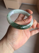 Load image into Gallery viewer, 57mm 100% natural Type A sunny green white purple jadeite jade bangle BN5-8234