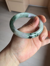 Load image into Gallery viewer, 57mm 100% natural Type A sunny green white purple jadeite jade bangle BN5-8234
