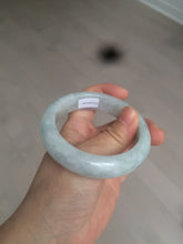 Load image into Gallery viewer, 54.9mm certified 100% natural Type A light green chubby jadeite jade bangle BK76-3784