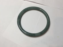 Load image into Gallery viewer, 55mm Certified Type A 100% Natural light green/blue slim round cut Guatemala Jadeite bangle BS62-4636