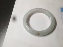 Load image into Gallery viewer, 55.8mm Certified type A 100% Natural icy watery light green red Jadeite Jade bangle AZ64-5067