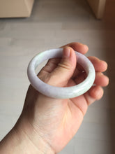 Load image into Gallery viewer, 54.5mm certified Type A 100% Natural sunny green purple white Jadeite Jade bangle BQ73-4931