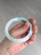 Load image into Gallery viewer, 56.1mm certified 100% natural icy watery light white/sunny green jadeite jade bangle BN71-3879