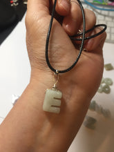 Load image into Gallery viewer, 100% natural type A green purple white jadeite jade Initial letter group PB41 E, F, H, K, P, L, O, Q, U, V, Y, Z