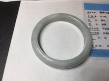 Load image into Gallery viewer, 57.8mm certified 100% certified natural light green jadeite jade bangle AX139-0797