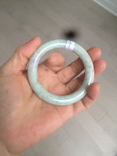 Load image into Gallery viewer, 51.5mm 100% natural Type A green/purple/yellow(FU LU SHOU) chubby jadeite jade bangle BK73-5807