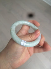 Load image into Gallery viewer, 51.5mm 100% natural Type A green/purple/yellow(FU LU SHOU) chubby jadeite jade bangle BK73-5807