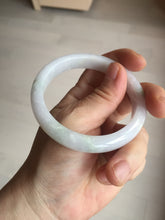 Load image into Gallery viewer, 56.3mm certified 100% natural type A icy watery green/purple jadeite jade bangle AR114-3556