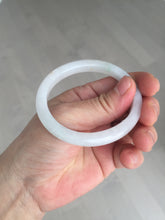 Load image into Gallery viewer, 49mm certified 100% natural Type A icy watery sunny green white yellow jadeite jade bangle BN70-9367