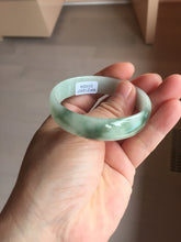 Load image into Gallery viewer, 51.5mm Certified type A 100% Natural light green thin Jadeite Jade bangle PB269-1039