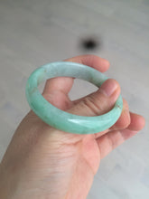 Load image into Gallery viewer, 50.5mm Certified Type A 100% Natural sunny apple green/red oval Jadeite Jade bangle BG61-0174