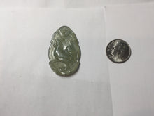 Load image into Gallery viewer, Type A 100% Natural Light Green gray (淡油冰) Good Luck & Bright Beginning Rooster Jadeite Jade Pendant PC237