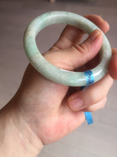 Load image into Gallery viewer, 54.6mm certified 100% natural Type A sunny green jadeite jade bangle E47-0222