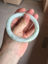 Load image into Gallery viewer, 55.5mm Certified 100% natural Type A light green yellow chubby round cut jadeite jade bangle BQ38-5780