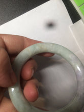Load image into Gallery viewer, 51.5mm 100% natural Type A green/purple/yellow(FU LU SHOU) chubby jadeite jade bangle BK73-5807