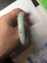 Load image into Gallery viewer, 51.5mm 100% natural Type A green/purple/yellow(FU LU SHOU) chubby jadeite jade bangle BK73-5807