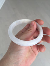 Load image into Gallery viewer, 56.6mm certified 100% natural Type A icy watery light purple/white jadeite jade bangle BP10-2678