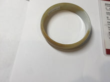 Load image into Gallery viewer, 52.4 mm Certified Type A 100% Natural yellow light green white Jadeite Jade bangle PH166-3808