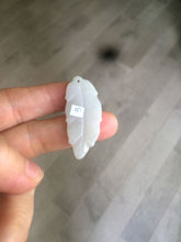 Load image into Gallery viewer, Type A 100% Natural green/yellow/purple Jadeite Jade leaf pendant group m100