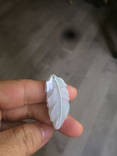 Load image into Gallery viewer, Type A 100% Natural green/yellow/purple Jadeite Jade leaf pendant group m100