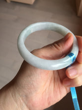 Load image into Gallery viewer, 57.8mm certified 100% certified natural light green jadeite jade bangle AX139-0797