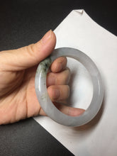 Load image into Gallery viewer, 57.2mm Certified Type A 100% Natural icy watery white purple black brown Jadeite Jade bangle BL72-7066