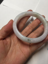 Load image into Gallery viewer, 56.3mm certified 100% natural type A icy watery green/purple jadeite jade bangle AR114-3556
