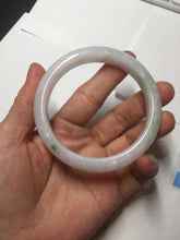 Load image into Gallery viewer, 56.3mm certified 100% natural type A icy watery green/purple jadeite jade bangle AR114-3556