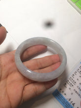 Load image into Gallery viewer, 56.3mm certified 100% natural Type A light green purple jadeite jade bangle Bk75-3785