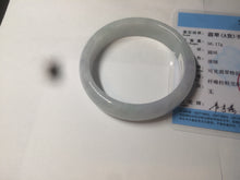 Load image into Gallery viewer, 56.3mm certified 100% natural Type A light green purple jadeite jade bangle Bk75-3785