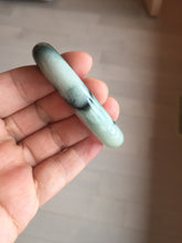 Load image into Gallery viewer, 54mm certified 100% natural Type A dark green white jadeite jade bangle AA43-5316