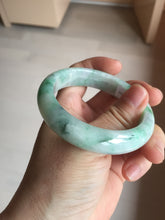 Load image into Gallery viewer, 53.7mm Certified 100% natural Type A sunny green purple jadeite jade bangle BQ33-4150