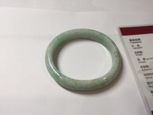 Load image into Gallery viewer, 50.5mm certified 100% natural type A sunny green brown oval jadeite bangle PH169-5802