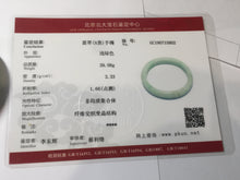 Load image into Gallery viewer, 50.5mm certified 100% natural type A sunny green brown oval jadeite bangle PH169-5802